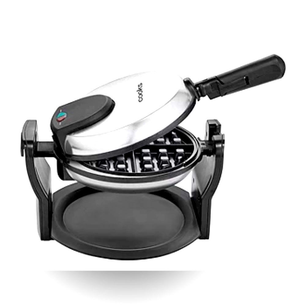 Cooks Rotating 1” thick Belgian Waffle Maker